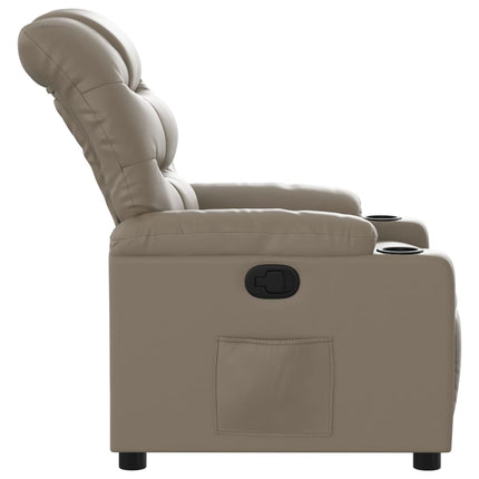 Reclinerfåtölj cappuccino konstläder