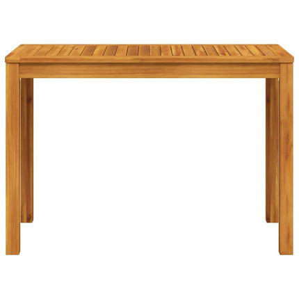 Matbord för trädgården 110x55x75 cm massivt akaciaträ