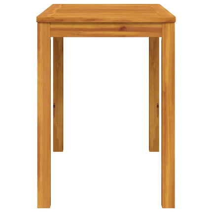 Matbord för trädgården 110x55x75 cm massivt akaciaträ