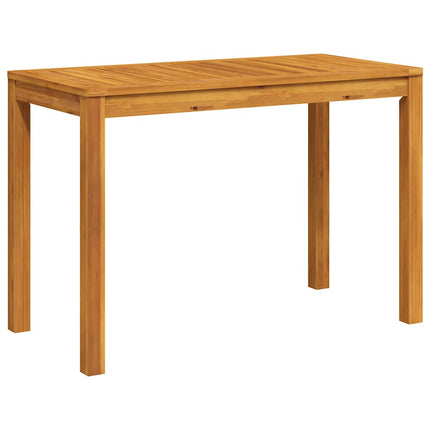 Matbord för trädgården 110x55x75 cm massivt akaciaträ