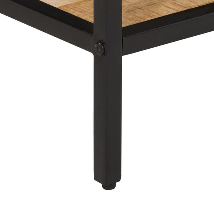 Soffbord 55x55x45 cm massivt grovt mangoträ