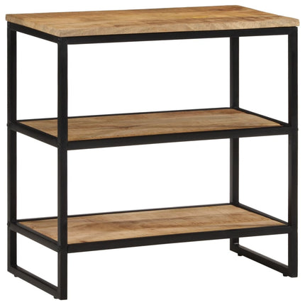 Avlastningsbord 70X35X Massivt Grovt Mangoträ