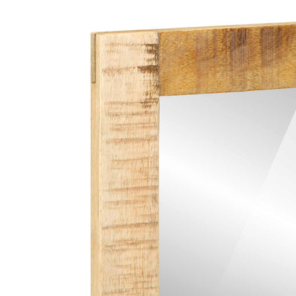 Smyckebord med låda Brun 100 x 40 x 120 cm Massivt Mangoträ