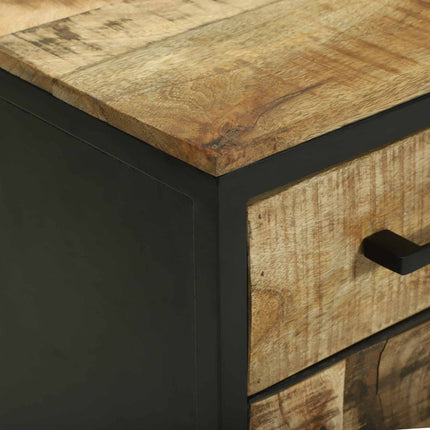 Sideboard med låda 70 x 35 x 70 cm Massivt Mangoträ