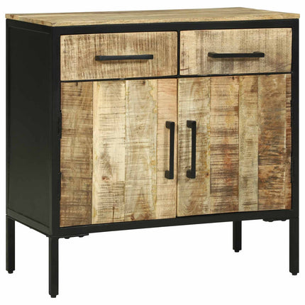 Sideboard med låda 70 x 35 x 70 cm Massivt Mangoträ