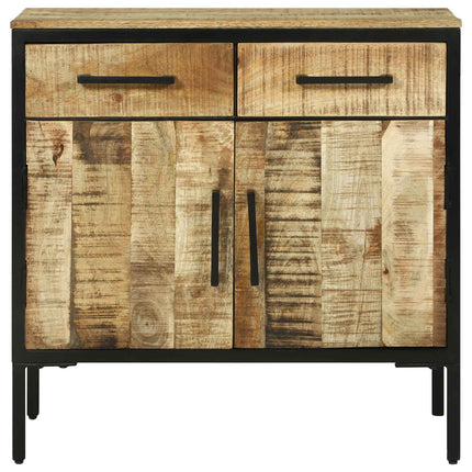 Sideboard med låda 70 x 35 x 70 cm Massivt Mangoträ