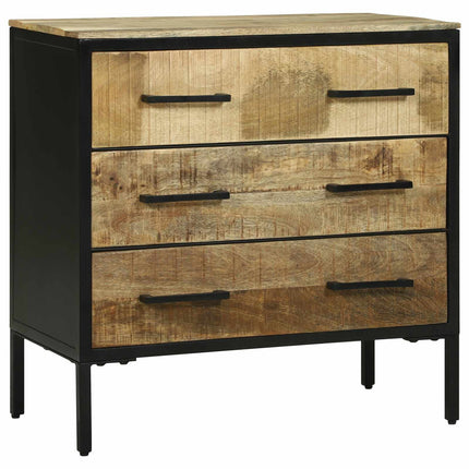 Sideboard med låda 70 x 35 x 70 cm Massivt Mangoträ