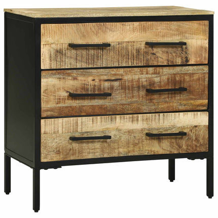 Sideboard med låda 70 x 35 x 70 cm Massivt Mangoträ