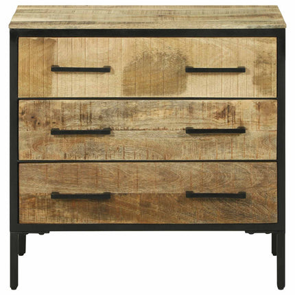 Sideboard med låda 70 x 35 x 70 cm Massivt Mangoträ