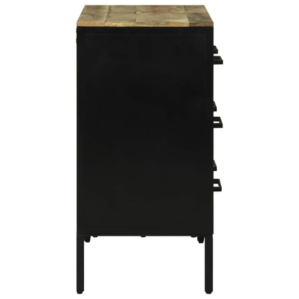 Sideboard med låda 70 x 35 x 70 cm Massivt Mangoträ