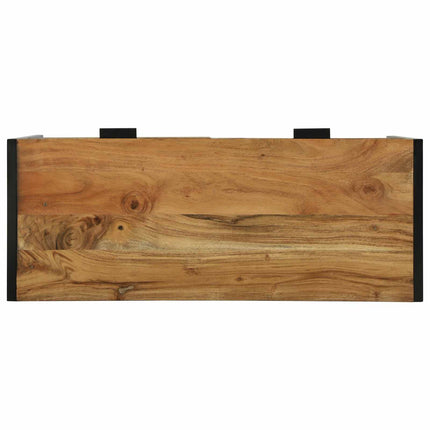 Konsolbord med låda Brun 90 x 35 x 75 cm Massivt Akaciaträ