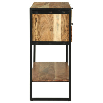 Konsolbord med låda Brun 90 x 35 x 80 cm Massivt Akaciaträ