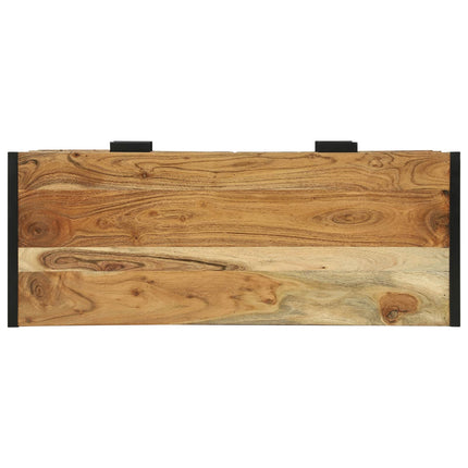 Konsolbord med låda Brun 90 x 35 x 80 cm Massivt Akaciaträ