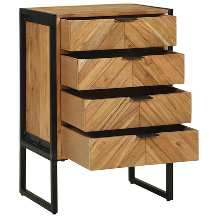 Sideboard 50 x 35 x 75 cm Massivt akaciaträ