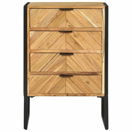 Sideboard 50 x 35 x 75 cm Massivt akaciaträ