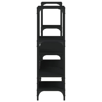 TV-skåp svart 206,5x28,5x95 cm konstruerat trä