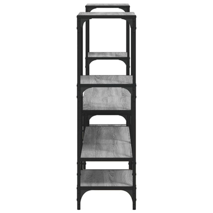 Tv-bänk grå sonoma 206,5x28,5x95 cm konstruerat trä