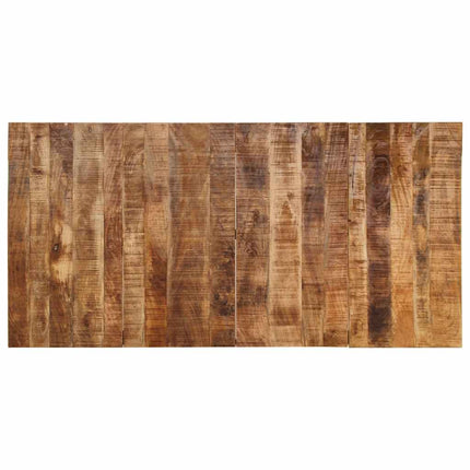 Matbord 200x100x75 cm massivt trä grov mango