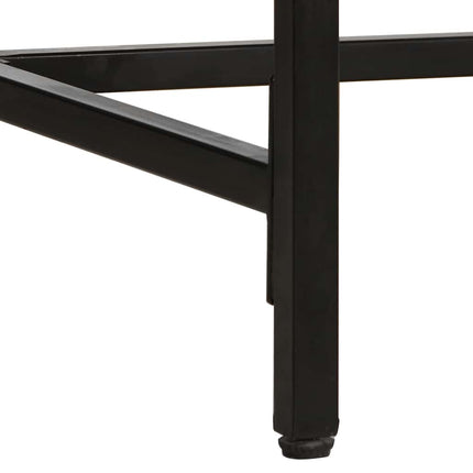 Matbord 200x100x75 cm massivt trä grov mango