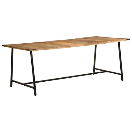 Matbord 200x100x75 cm massivt mangoträd