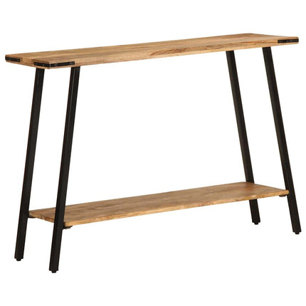Konsolbord 110x30x75 cm massivt mangoträ