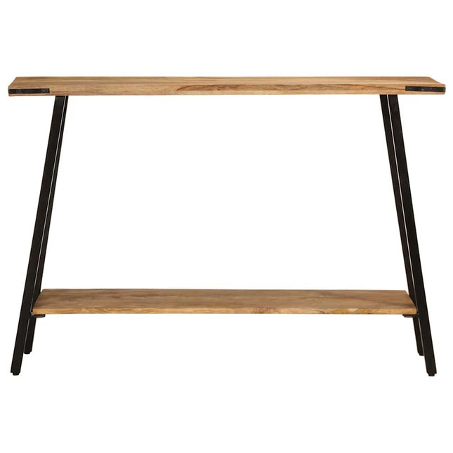Konsolbord 110x30x75 cm massivt mangoträ