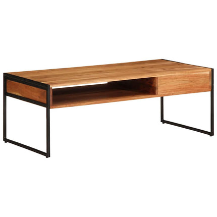 Soffbord 110x55x40 cm massivt akaciaträ