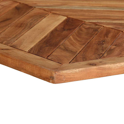 Matbord 200x100x75 cm massivt trä akacia