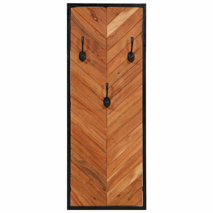 Klädhängare 2 st 35x1x90 cm massivt trä akacia