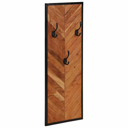 Klädhängare 2 st 35x1x90 cm massivt trä akacia