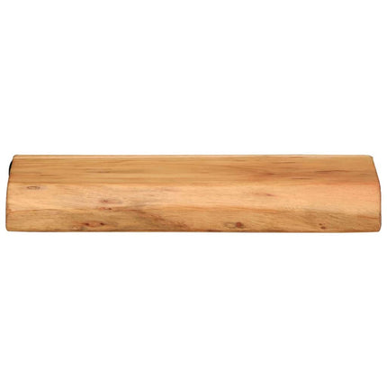 Vägghyllor 2 st 30x20x3,5 cm massivt trä akacia