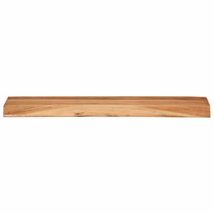 Vägghyllor 2 st 60x20x3,5 cm massivt trä akacia