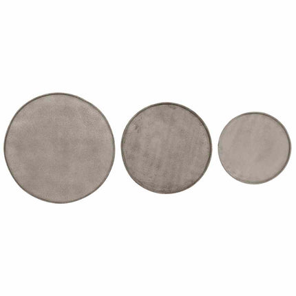 Soffbord 3 delar silver, konstruerat trä