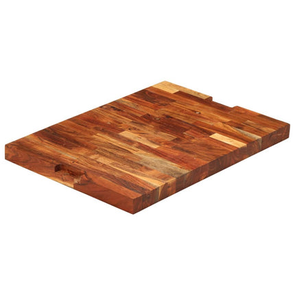 Skärbräda 60x42x4 cm massivt akaciaträ