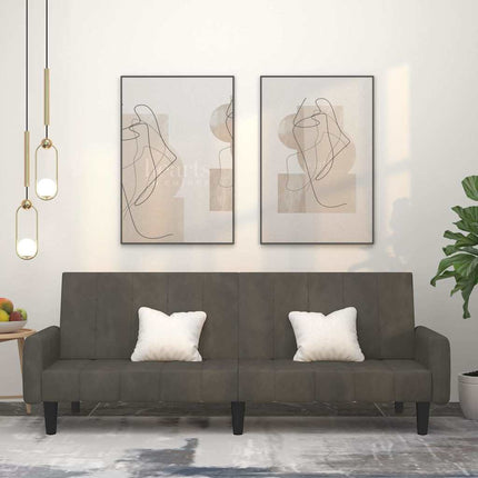 Bäddsoffa 2-Sits Sammet