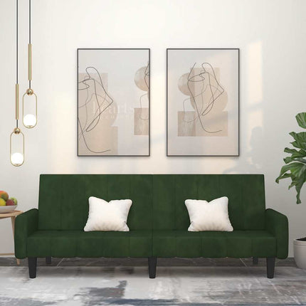 Bäddsoffa 2-Sits Sammet