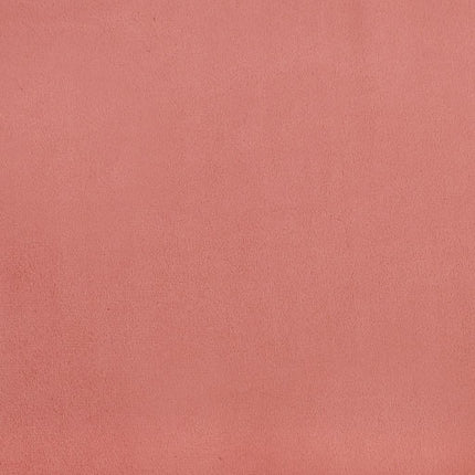 Bäddsoffa 2-sits med två kuddar rosa sammet