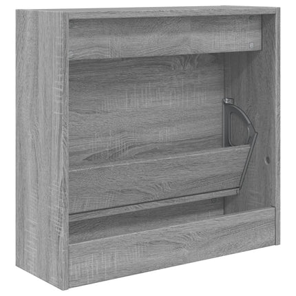 Skohylla grå sonoma 60x21x57 cm konstruerat trä