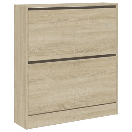 Skohylla sonoma-ek 80x21x87,5 cm konstruerat trä