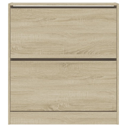 Skohylla sonoma-ek 80x21x87,5 cm konstruerat trä