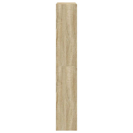 Skohylla sonoma-ek 80x21x125,5 cm konstruerat trä