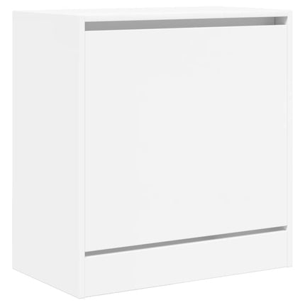 Skohylla vit 60x34x63,5 cm konstruerat trä