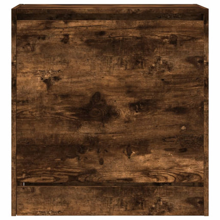 Skohylla rökfärgad ek 60x34x63,5 cm konstruerat trä