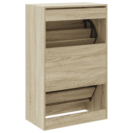 Skohylla sonoma-ek 60x34x96,5 cm konstruerat trä