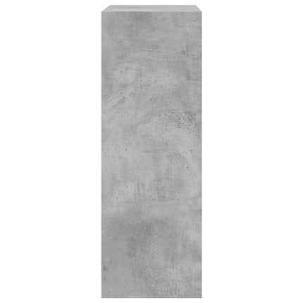 Skohylla betonggrå 60x34x96,5 cm konstruerat trä