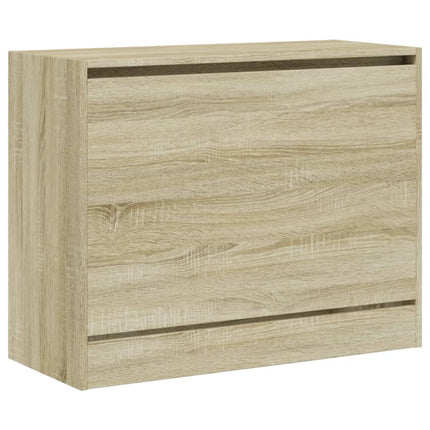 Skohylla sonoma-ek 80x34x63 cm konstruerat trä