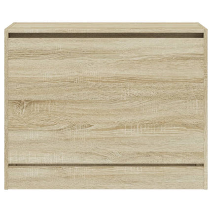 Skohylla sonoma-ek 80x34x63 cm konstruerat trä