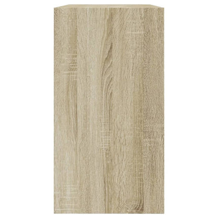 Skohylla sonoma-ek 80x34x63 cm konstruerat trä