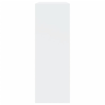 Skohylla vit 80x34x96,5 cm konstruerat trä