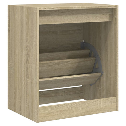 Skohylla sonoma-ek 60x42x69 cm konstruerat trä